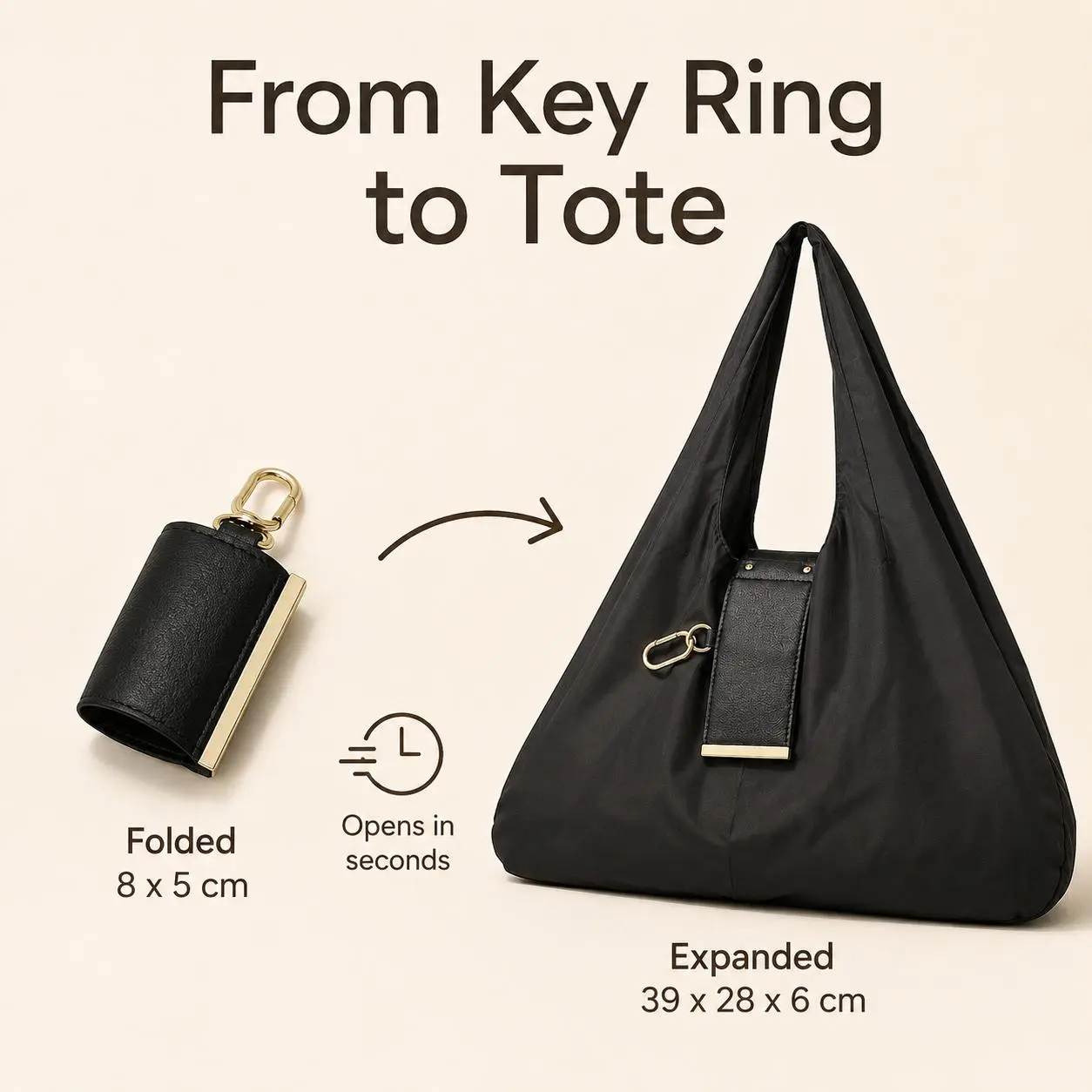 Foldable Tote Bag