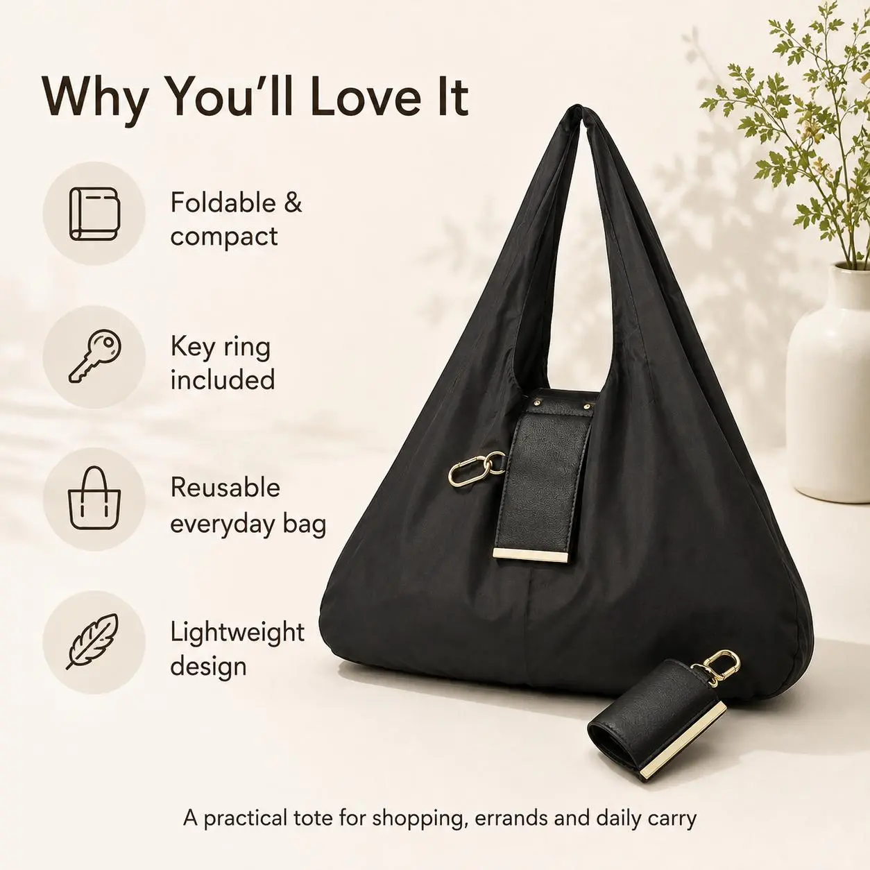 Foldable Tote Bag