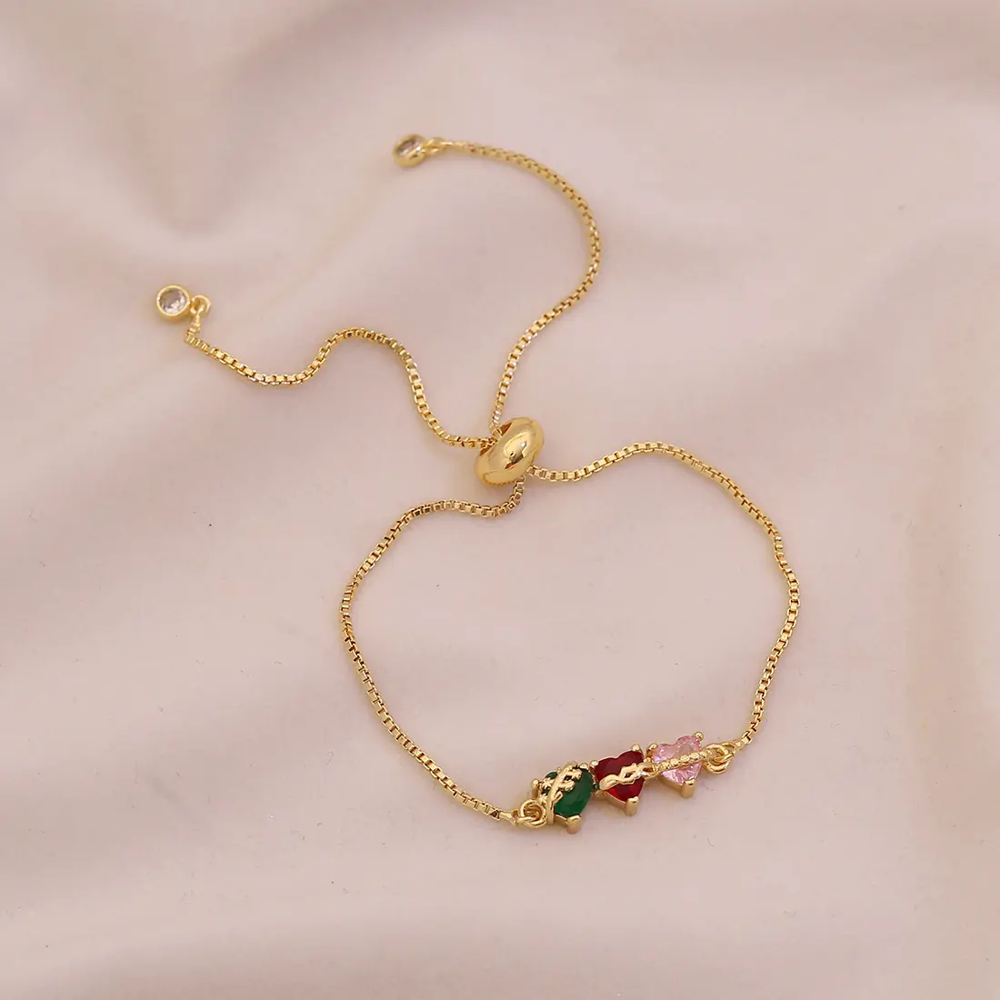 Three Sacred Hearts Bracelet