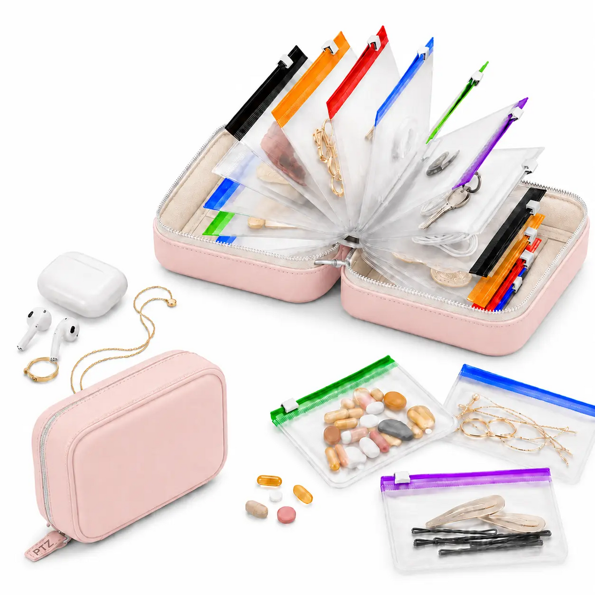 14 Pouch Portable Pill Organizer