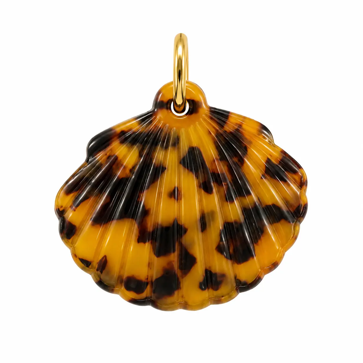 Tortoise Shell Pendant Necklace