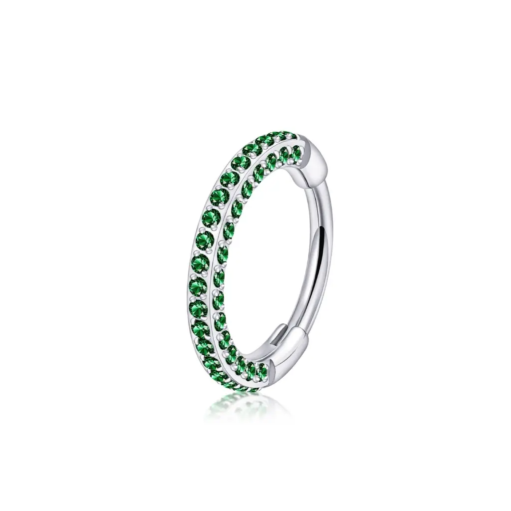 Triple Sided Hinged Nose Ring