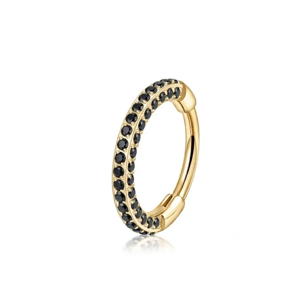 Triple Sided Hinged Nose Ring