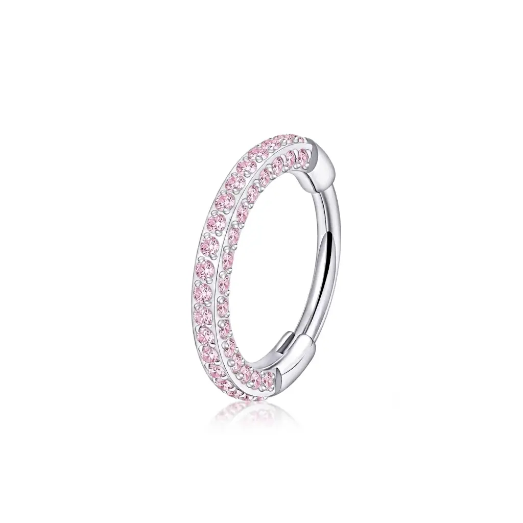 Triple Sided Hinged Nose Ring