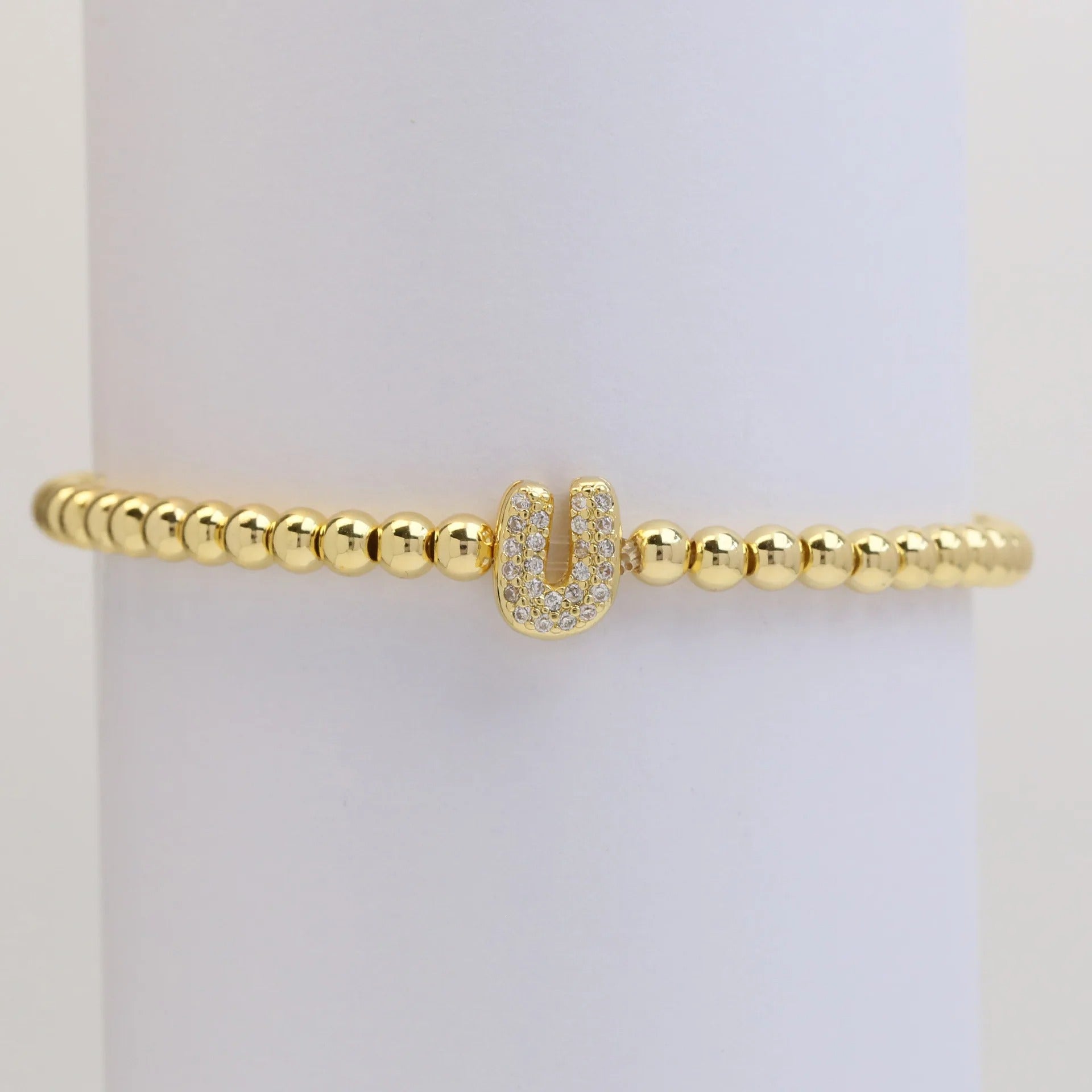 Letter Beaded Bracelet