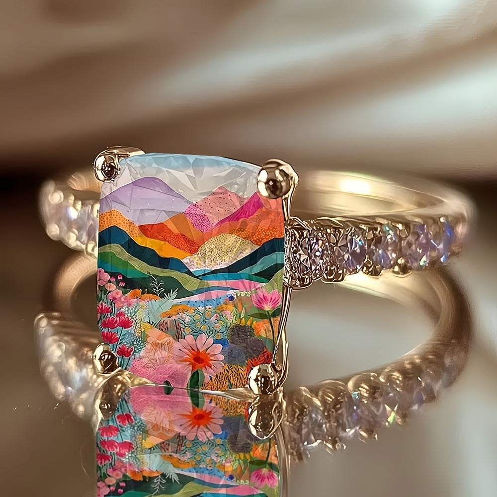 Lively Nature Square Ring