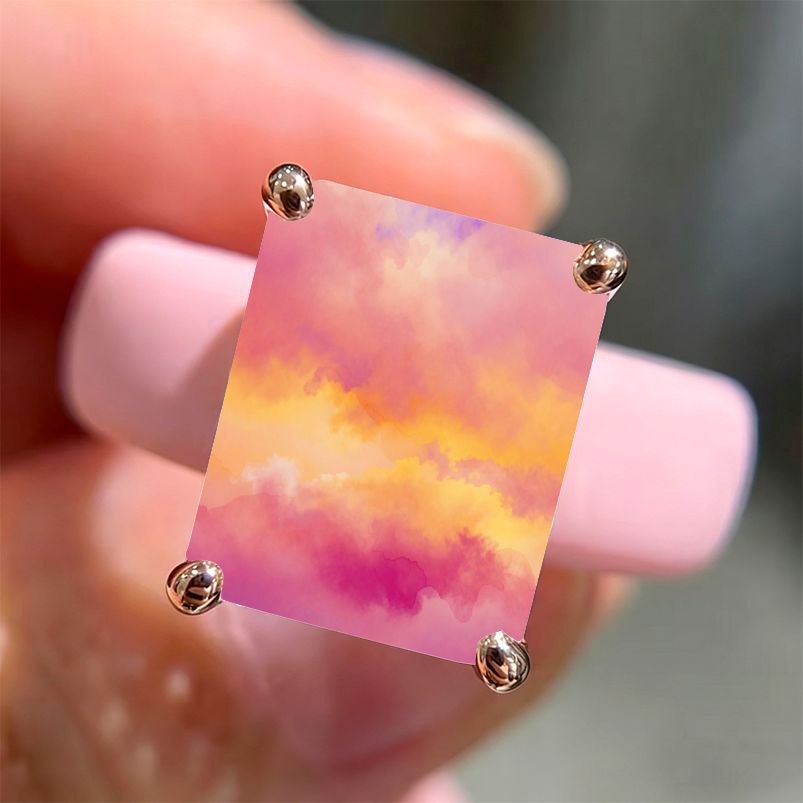 Gradient Clouds Silicone Ring