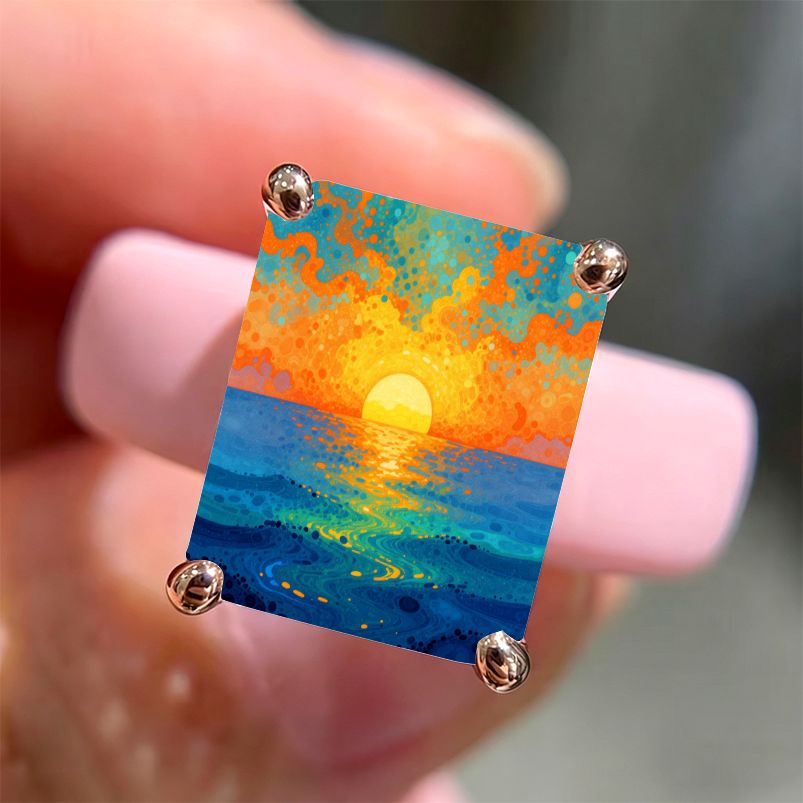 Sunset Sea Silicone Ring
