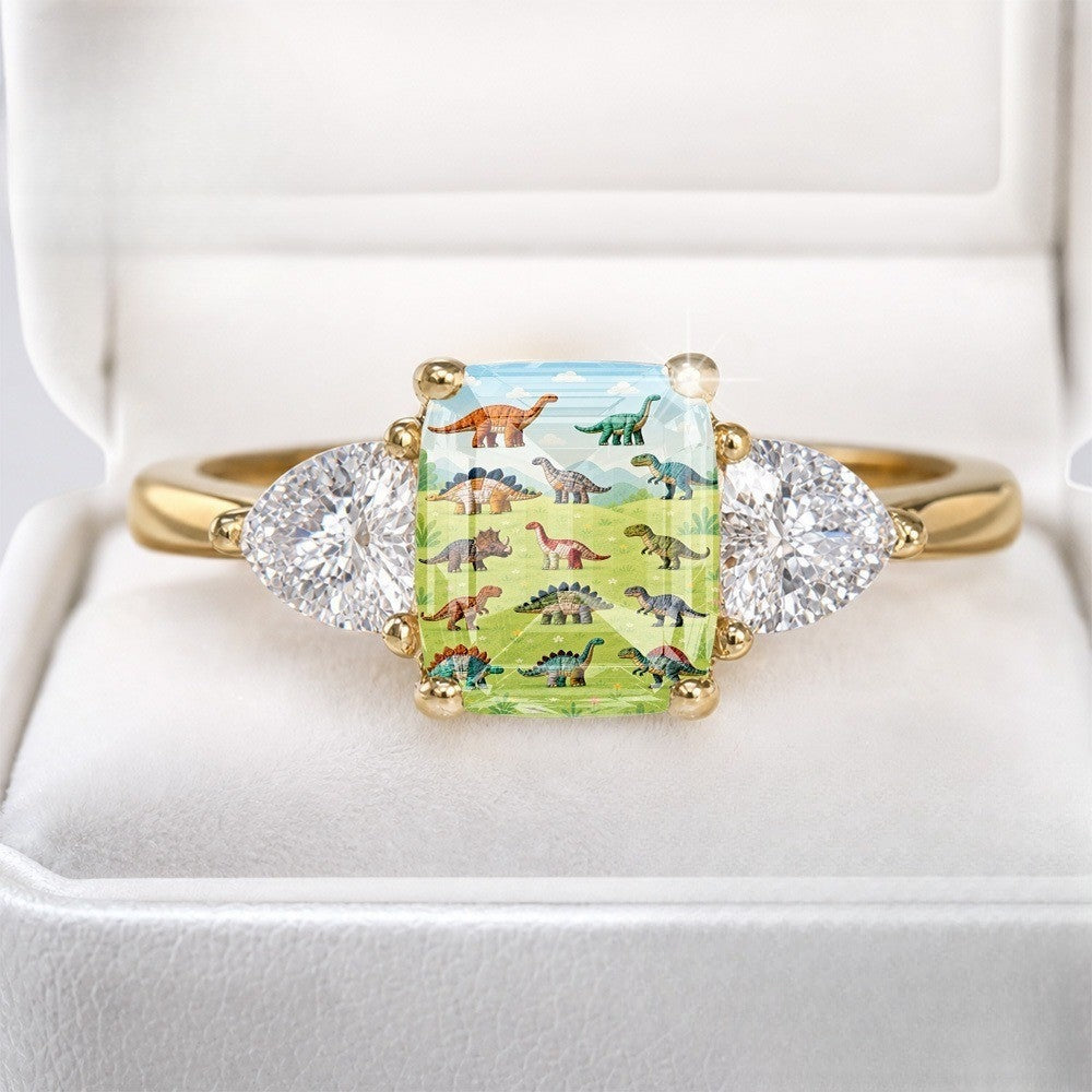 Dinosaur Park Square Ring