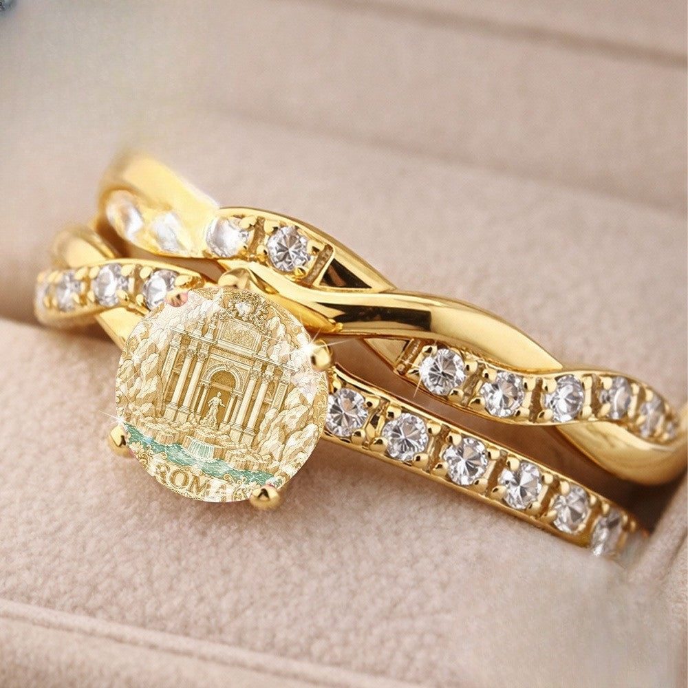 Twisted Fountain Ring
