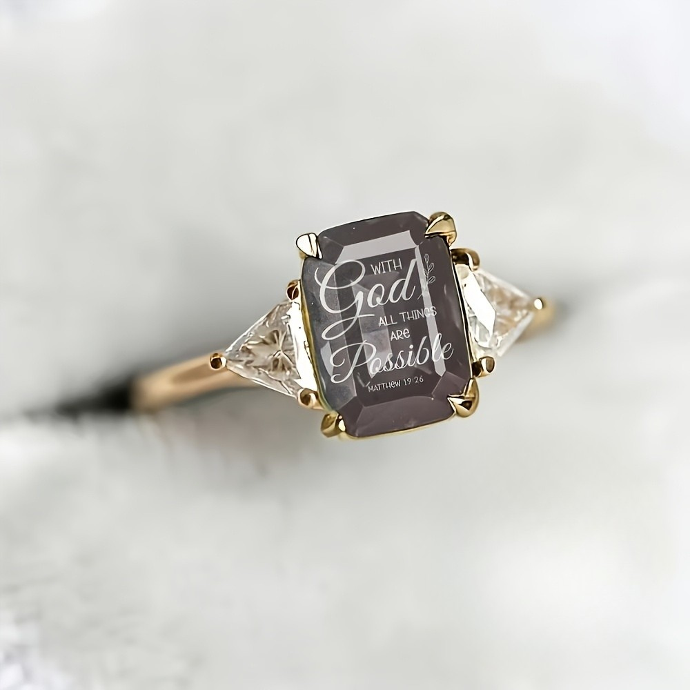 Everything Is Possible Statement Ring