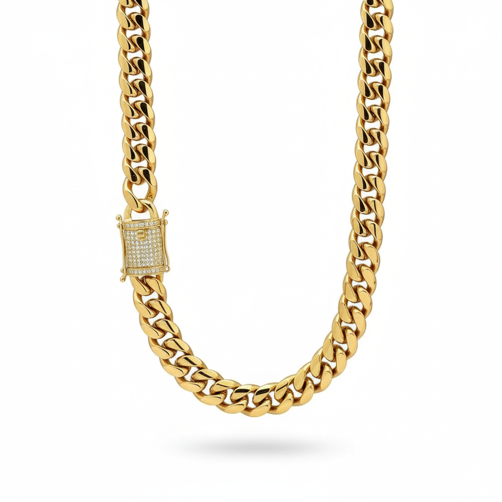 Minimal Cuban Link Necklace