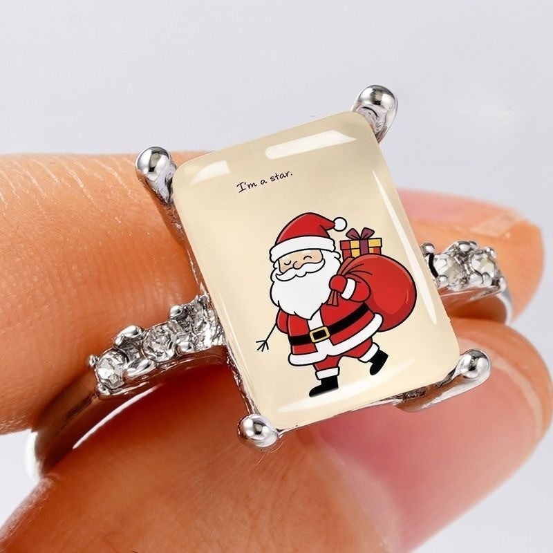 Santa Claus Rectangle Ring