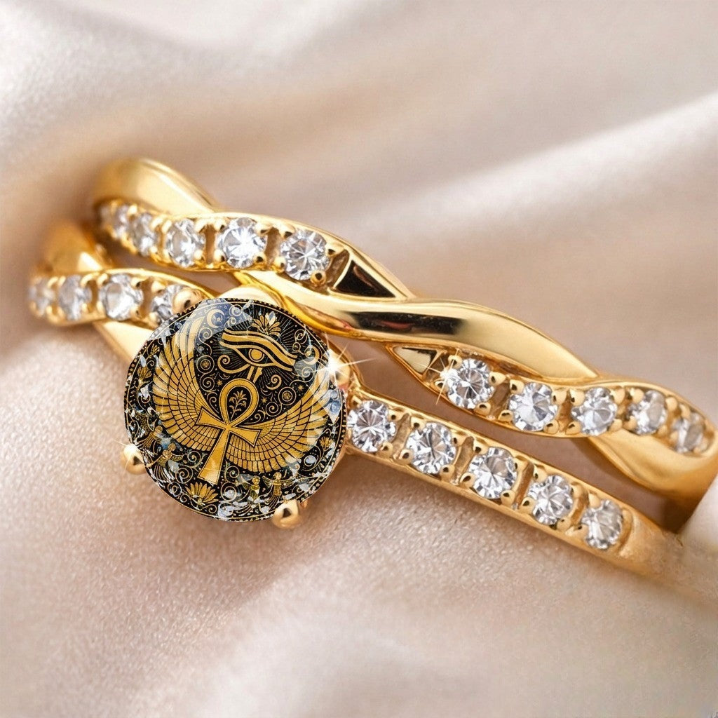 Egyptian Wing & Eye Ring
