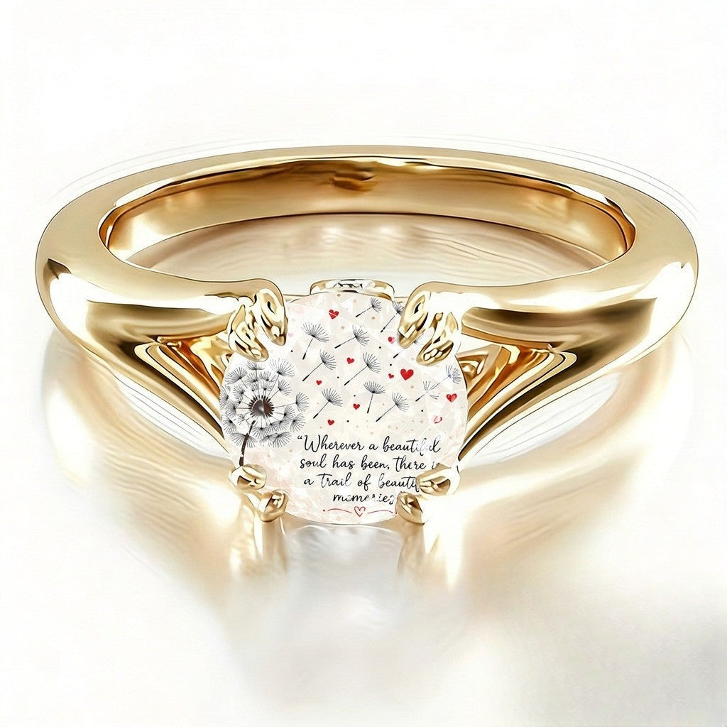 Dandelion Memory Ring