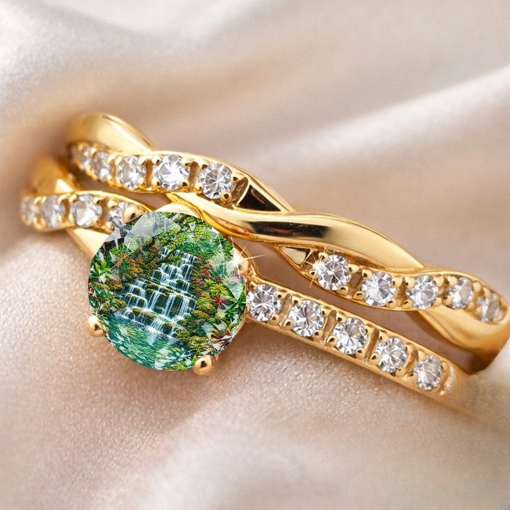 Waterfall Landscape Ring