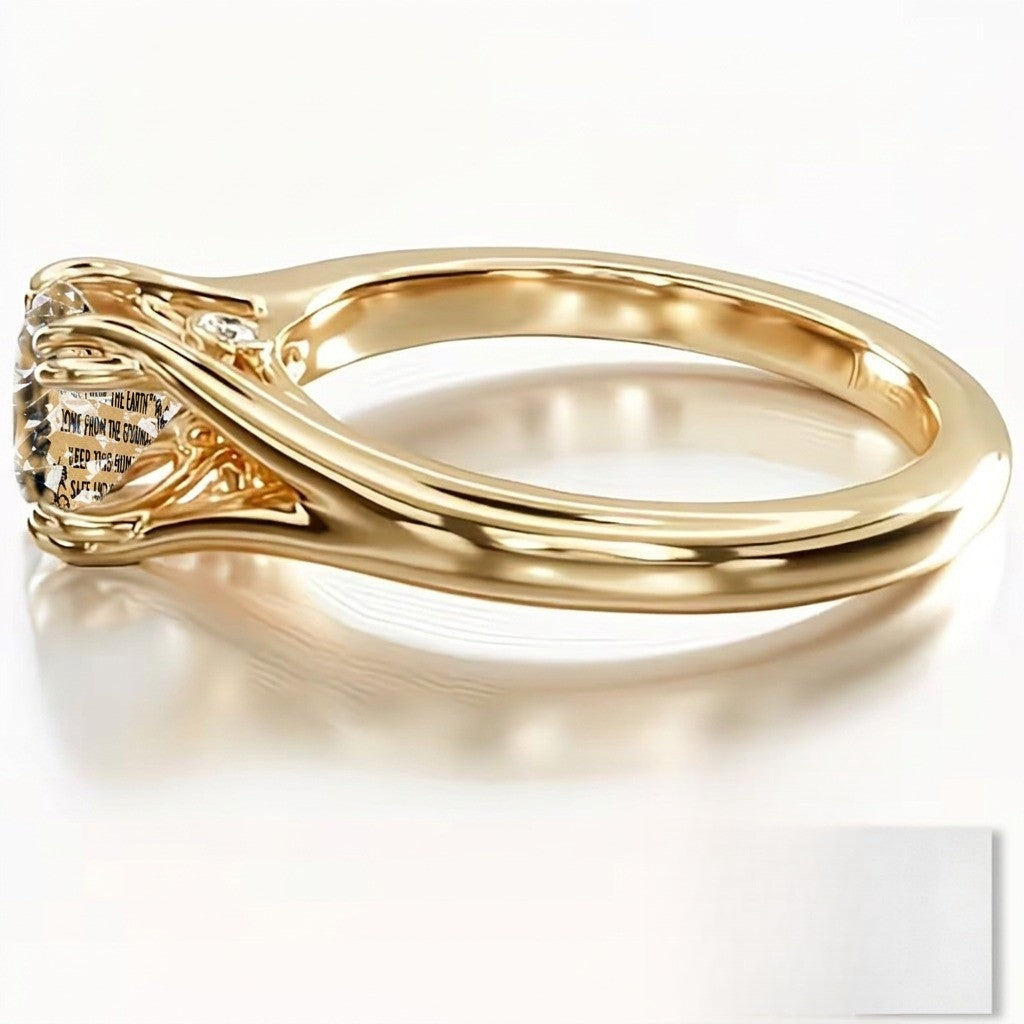 Floral Home Blessing Ring