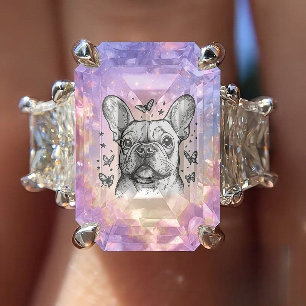 French Bulldog Square Ring