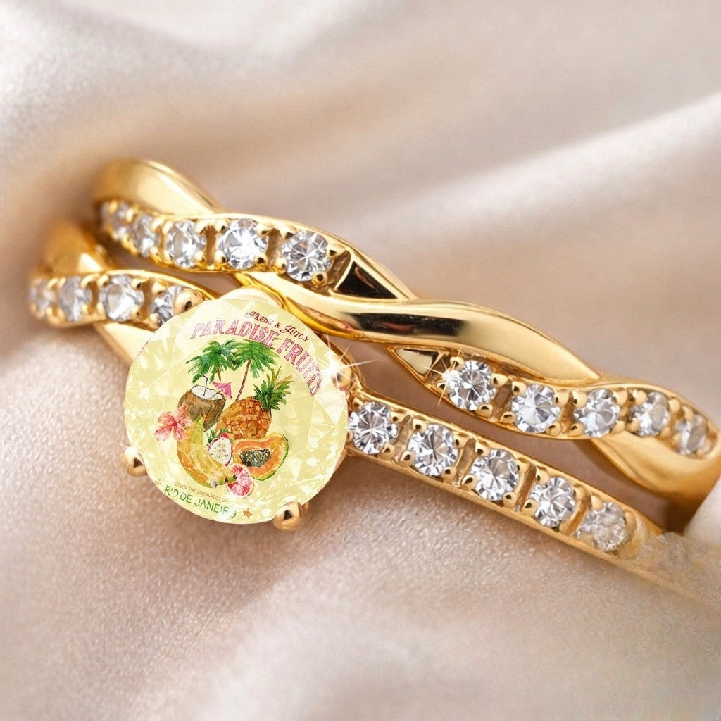 Tropical Fruit Twist Ring