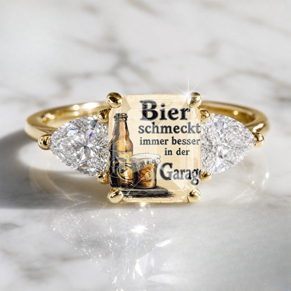 Beer Bottle Statement Ring