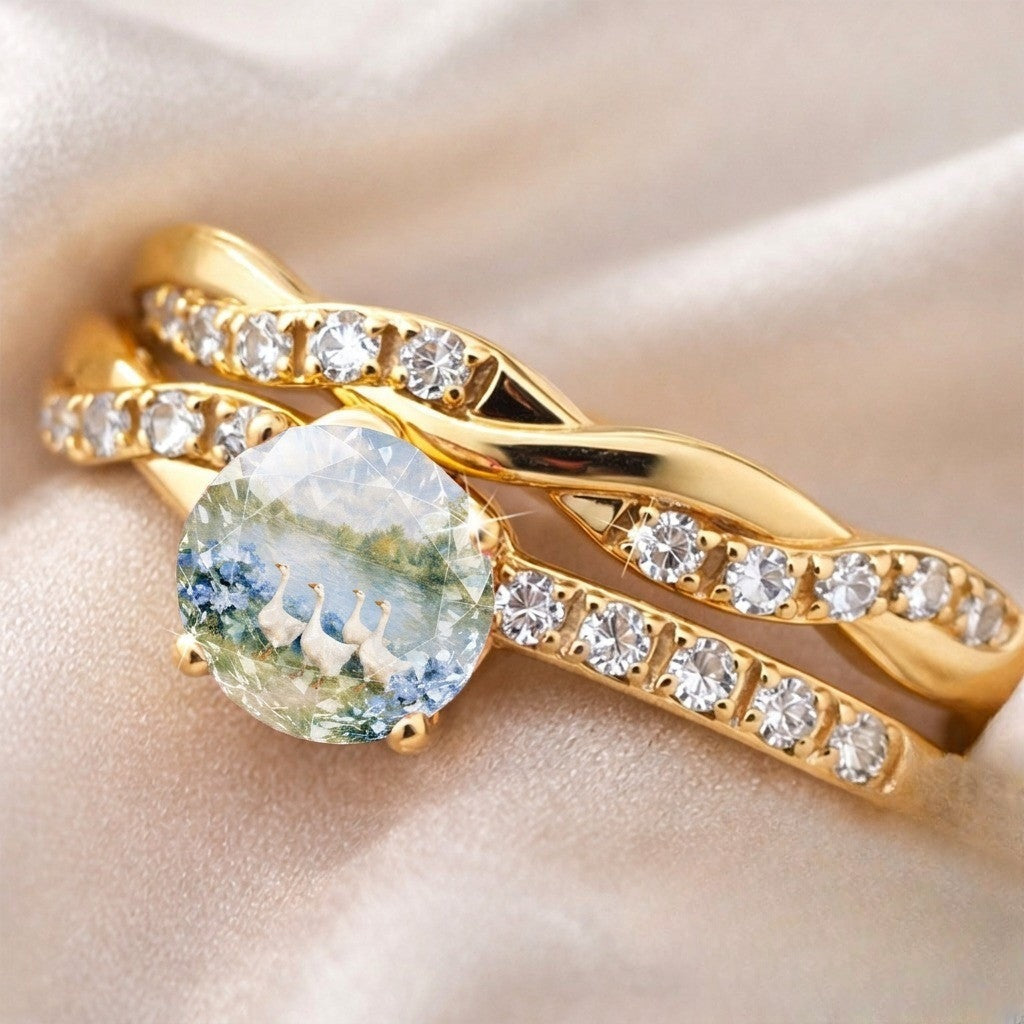 Swan Landscape Ring