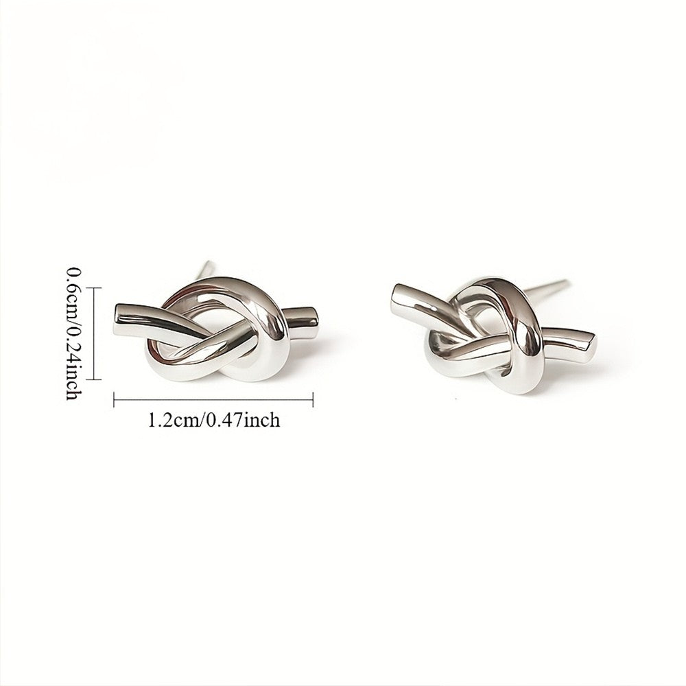 Classic Knot Stud Earrings