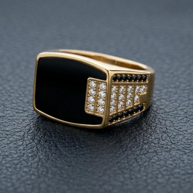 Exquisite Geometric Ring