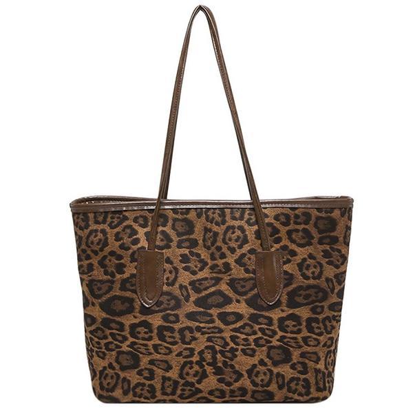 Vintage Leopard Tote Bag