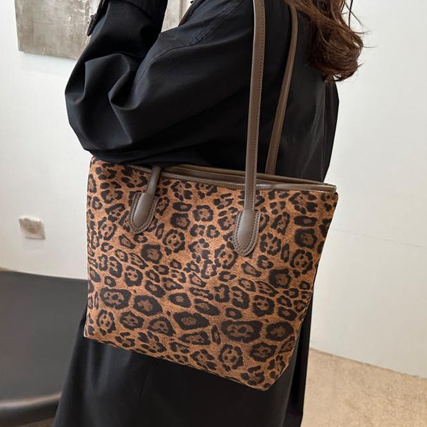 Vintage Leopard Tote Bag