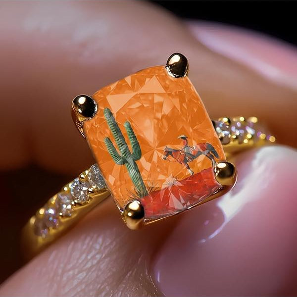 Desert Square Ring