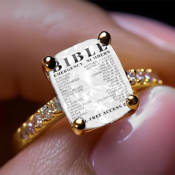 Bible Alphabet Square Ring