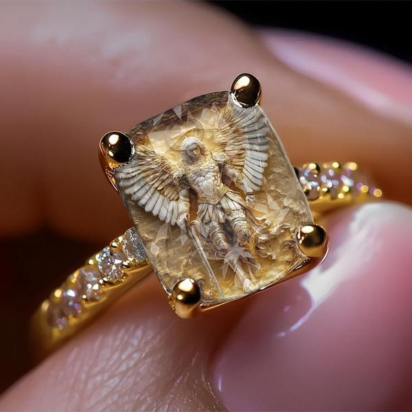 Guardian Angel Square Ring