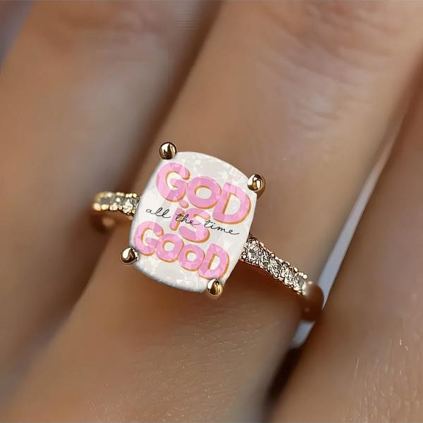 God is Good Square Ring