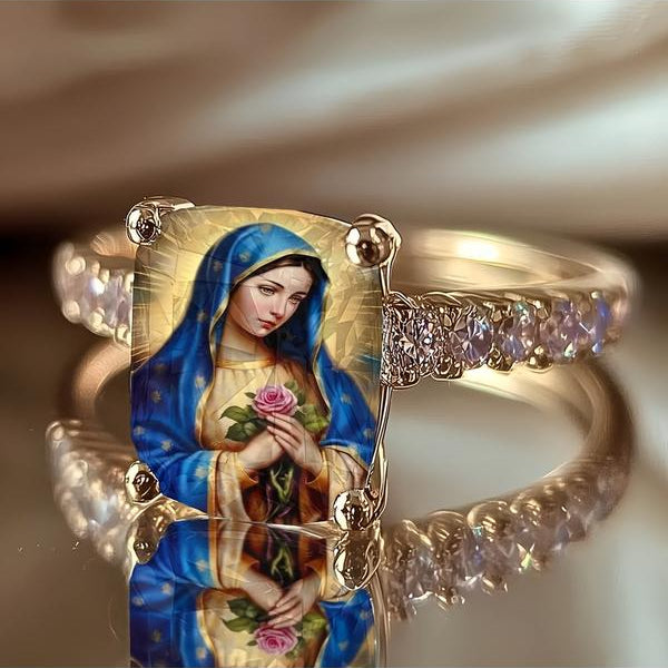 Lady Rose Square Ring