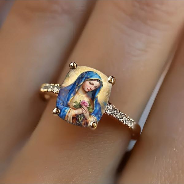 Lady Rose Square Ring