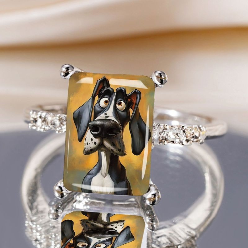 Goofy Eared Dog Ring