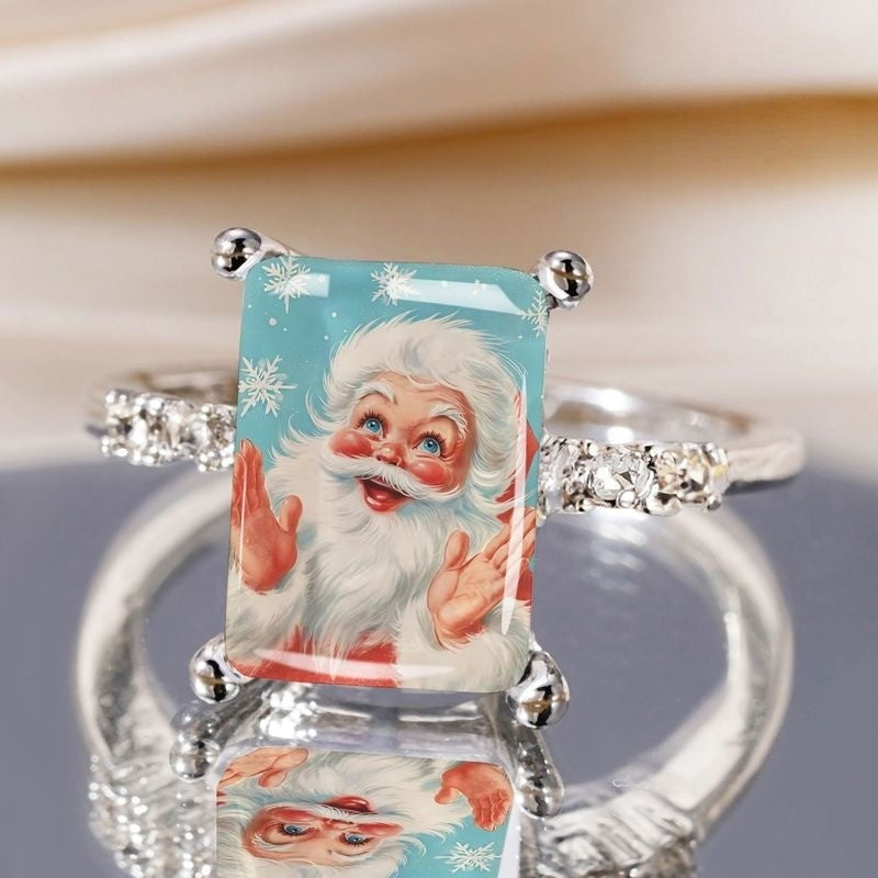 Santa Claus Square Ring