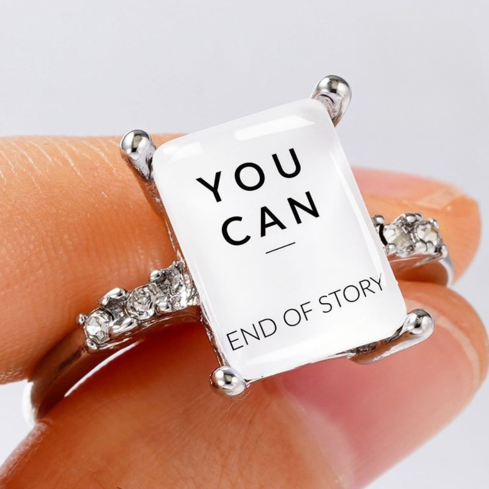 You Can End Of Story Square Ring
