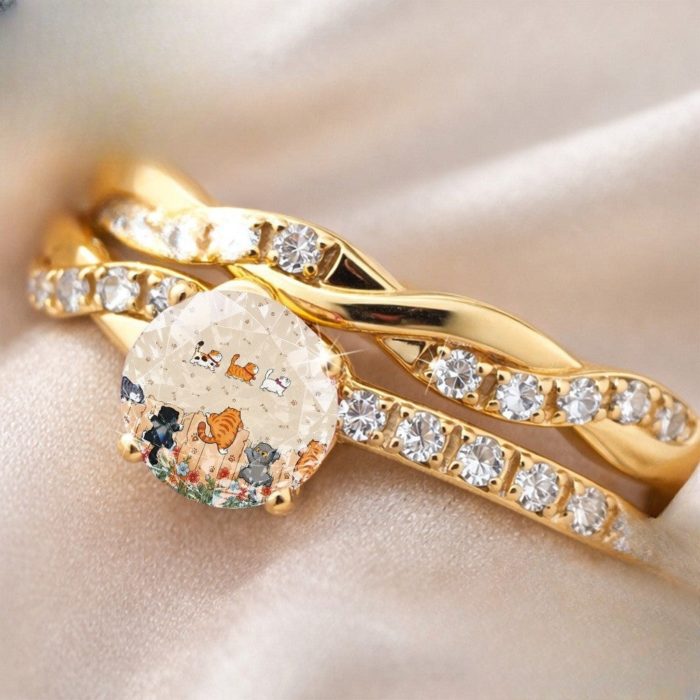 Twisted Cat Garden Ring