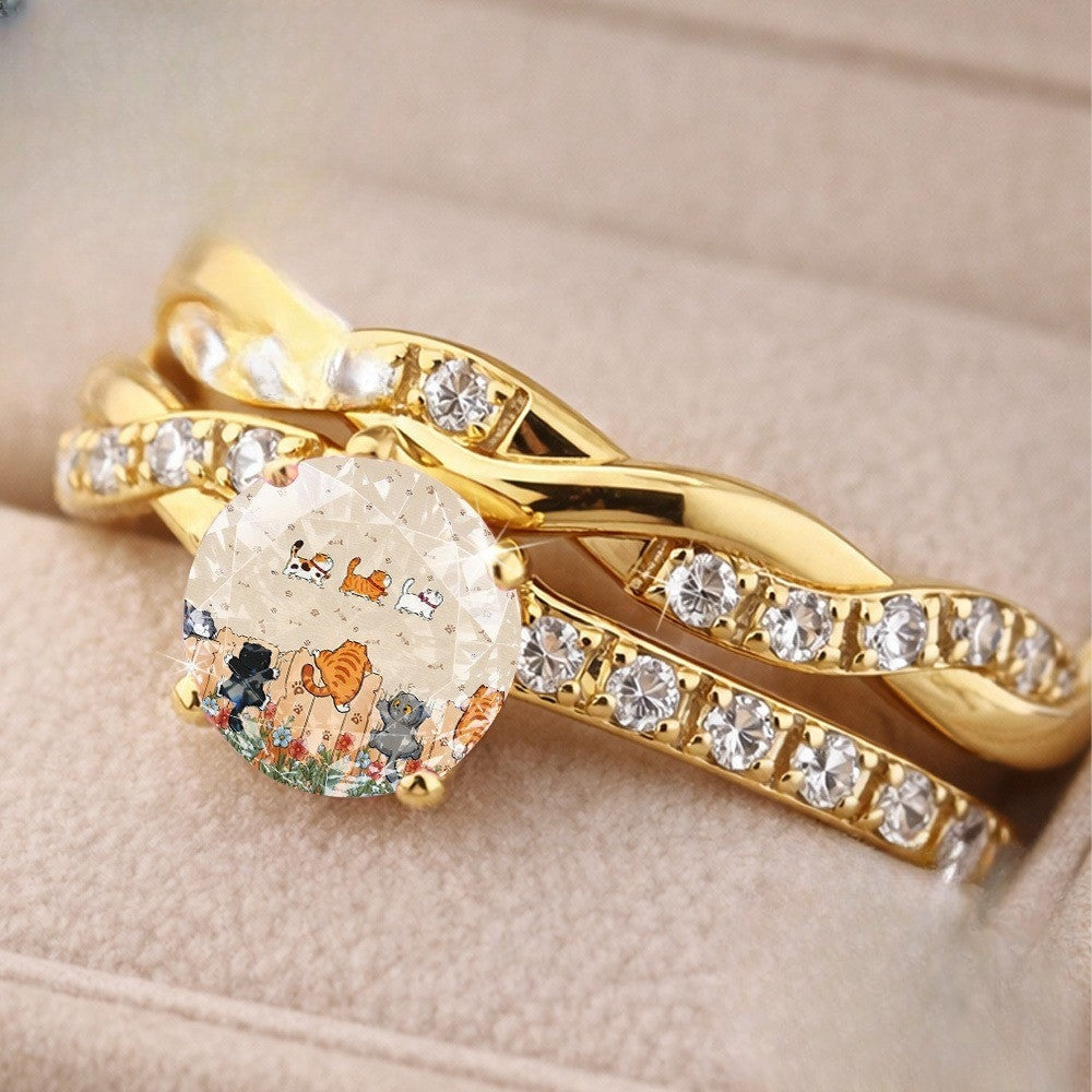 Twisted Cat Garden Ring
