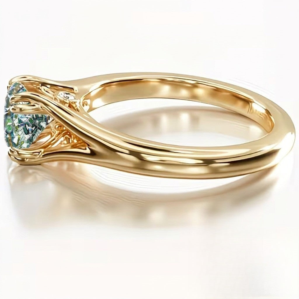 Celtic Cross Mosaic Ring