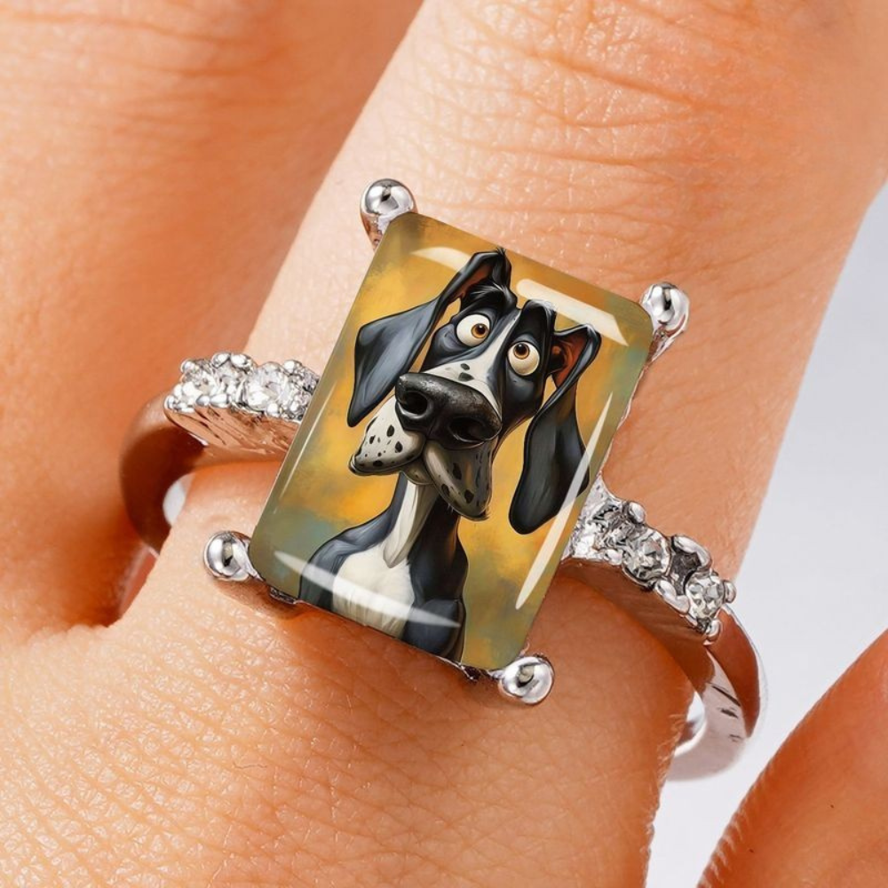 Goofy Eared Dog Ring