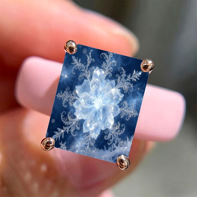 Ice Flower Silicone Ring