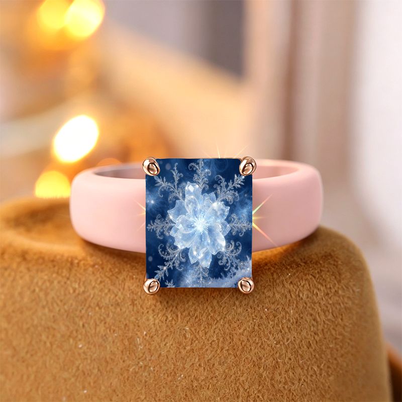 Ice Flower Silicone Ring