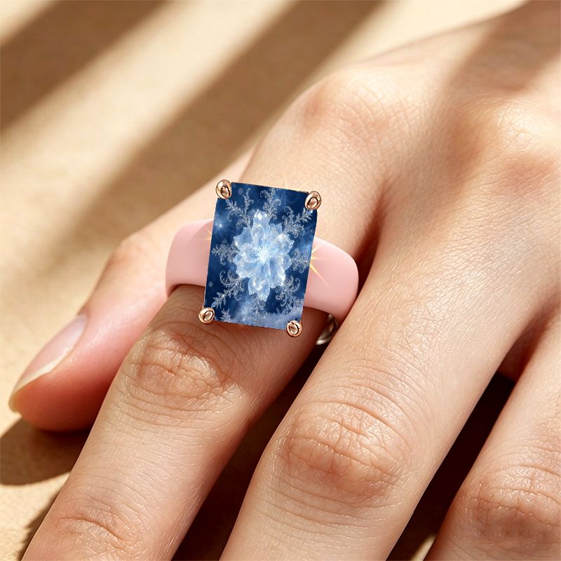 Ice Flower Silicone Ring