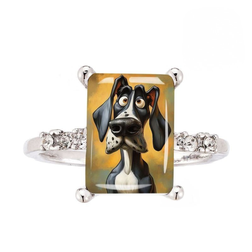 Goofy Eared Dog Ring