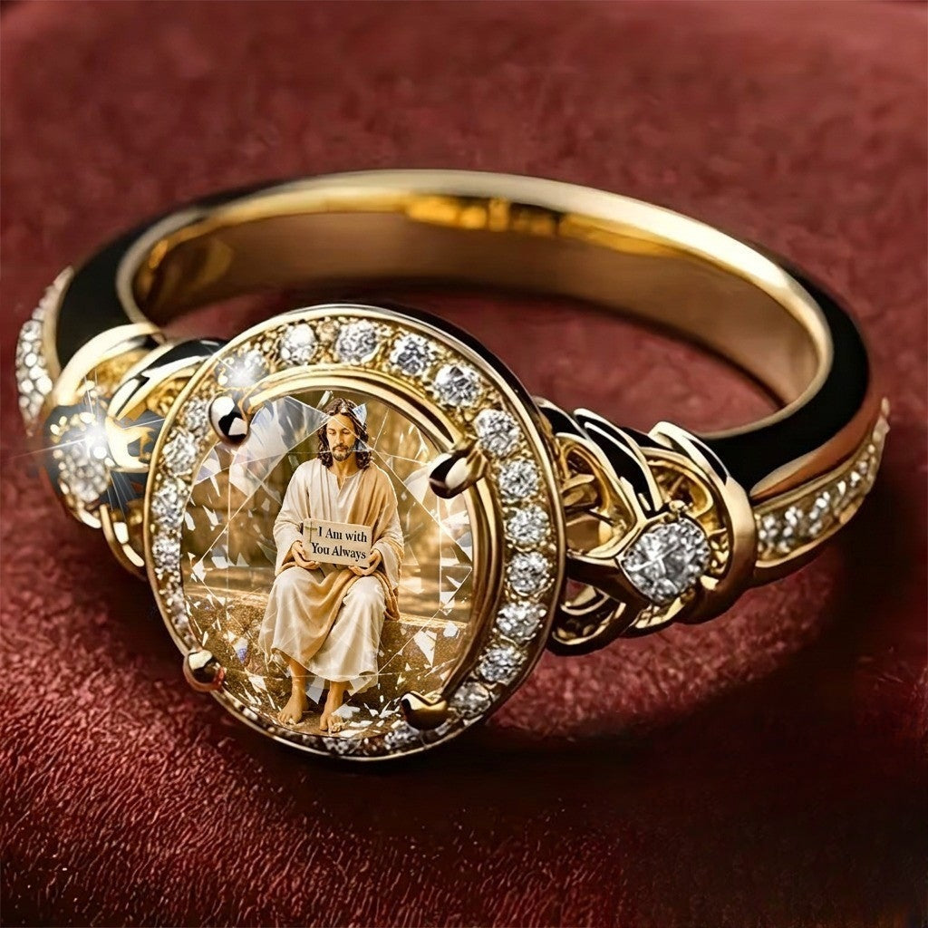 Faith Portrait Statement Ring