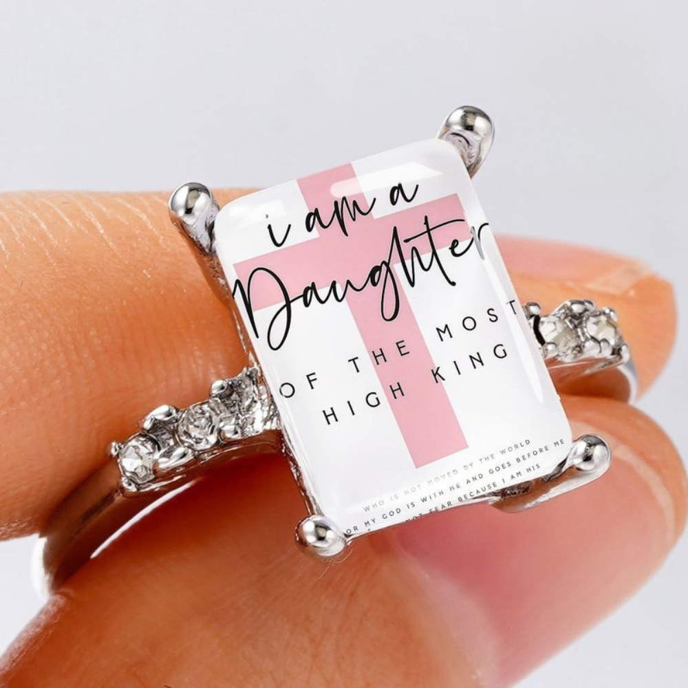 "I Am A Daughter" Square Ring