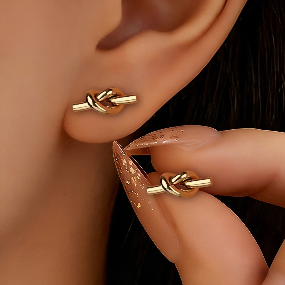 Classic Knot Stud Earrings