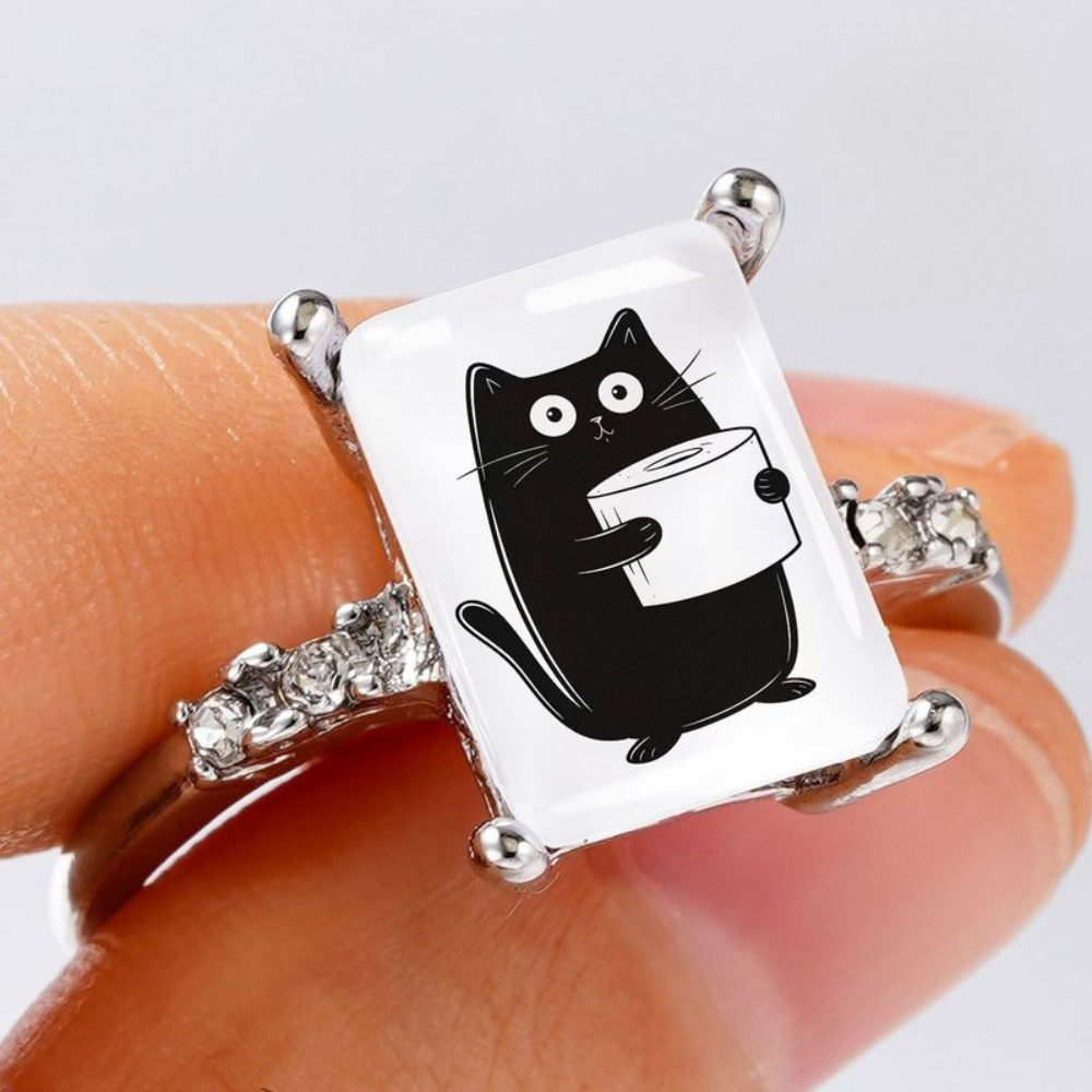 Cat Toilet Paper Ring